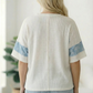 Violets are Blue Colorblock Top