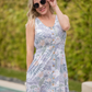 Beverly Button Dress Pineapple Leaf