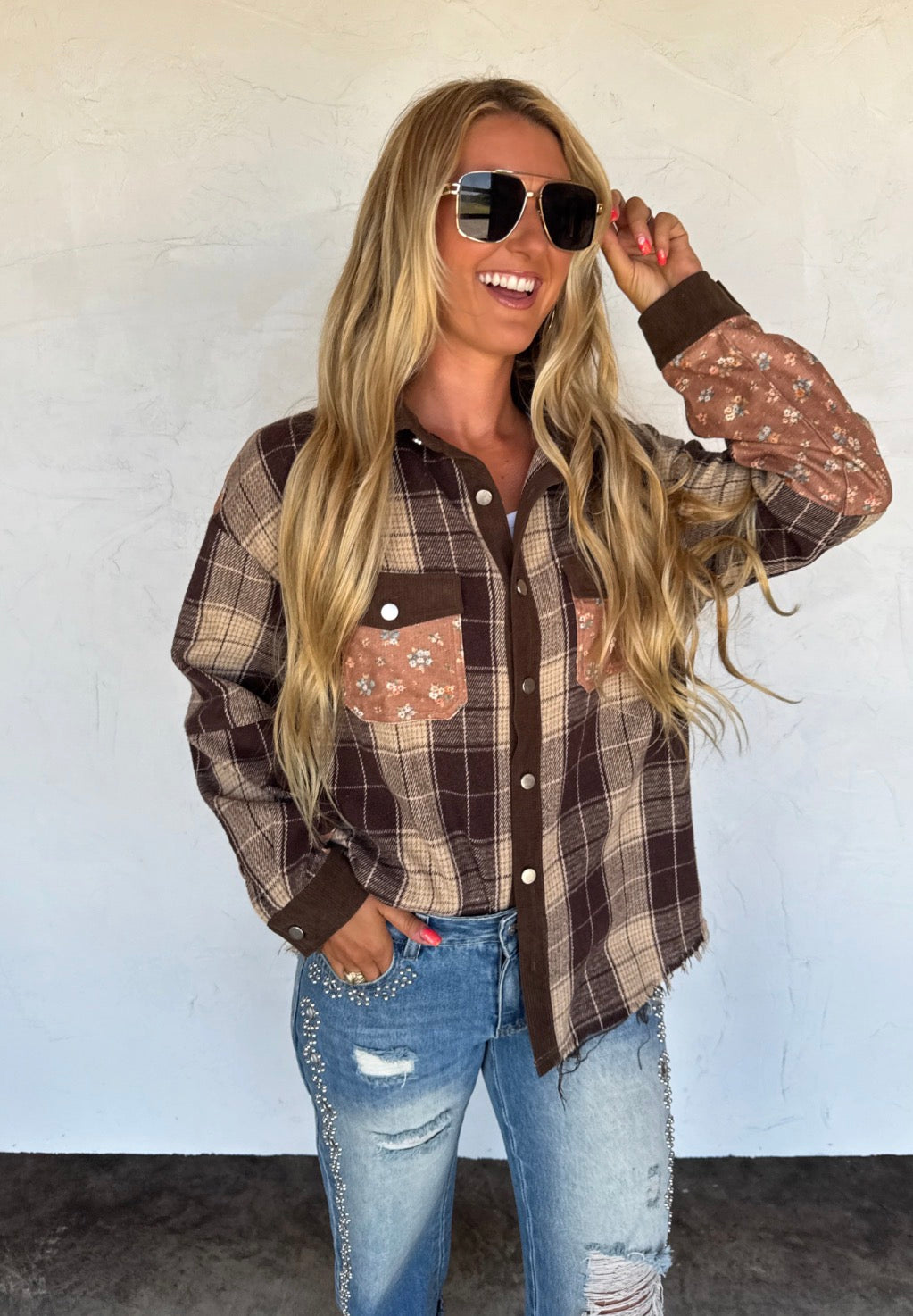 PREORDER: Charolette Plaid Shacket // eta Sept