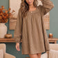 Just Darling Striped Square Neck Mini Dress