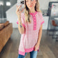 Carmen Stripe Top