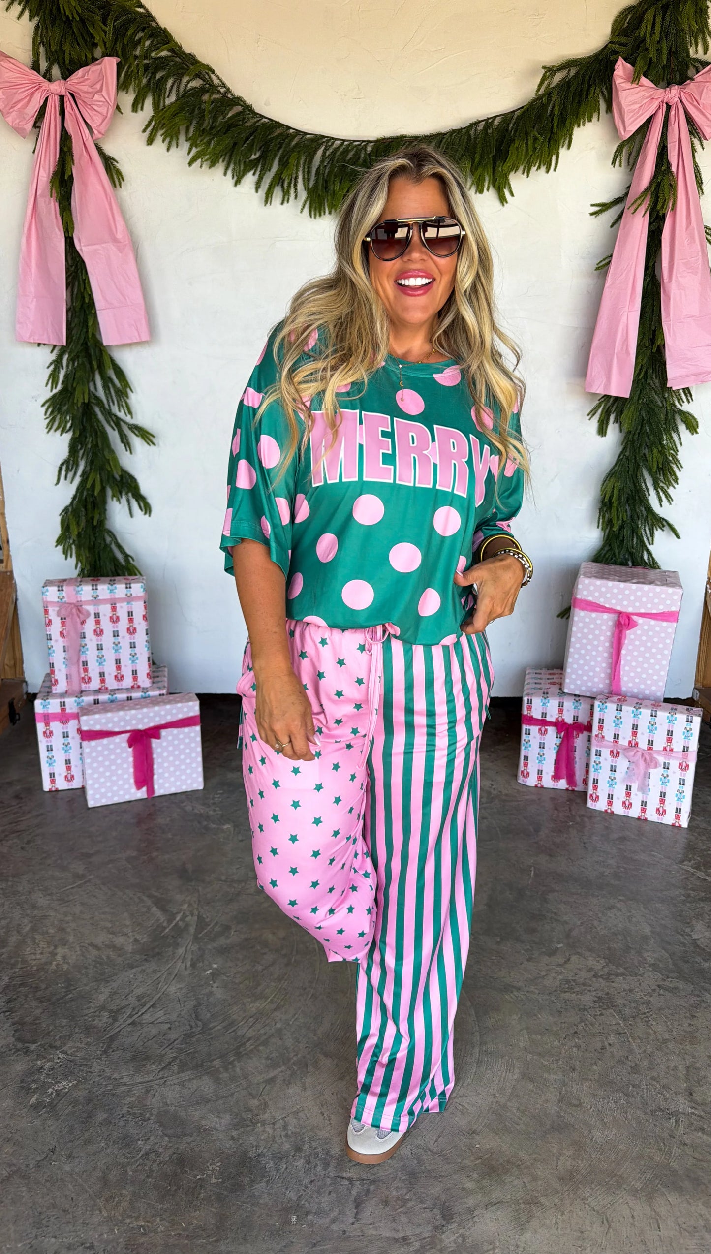 WKND DEAL//PREORDER: Merry Confetti Christmas Lounge Sets // ETA October - early November