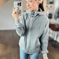 Cameron Full Zip Waffle Hoodie