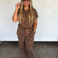 PREORDER: Cheetah Kelsey Pant Set // eta September