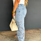 PREORDER: Floral Charm Wide Leg Jeans // eta early June
