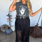 PREORDER: Autumn Blooming Maxi Skirt in BLACK // eta Sept - Oct.