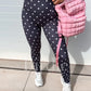 PREORDER: Black & White Polka Dot Sculpt Legging // eta May-June