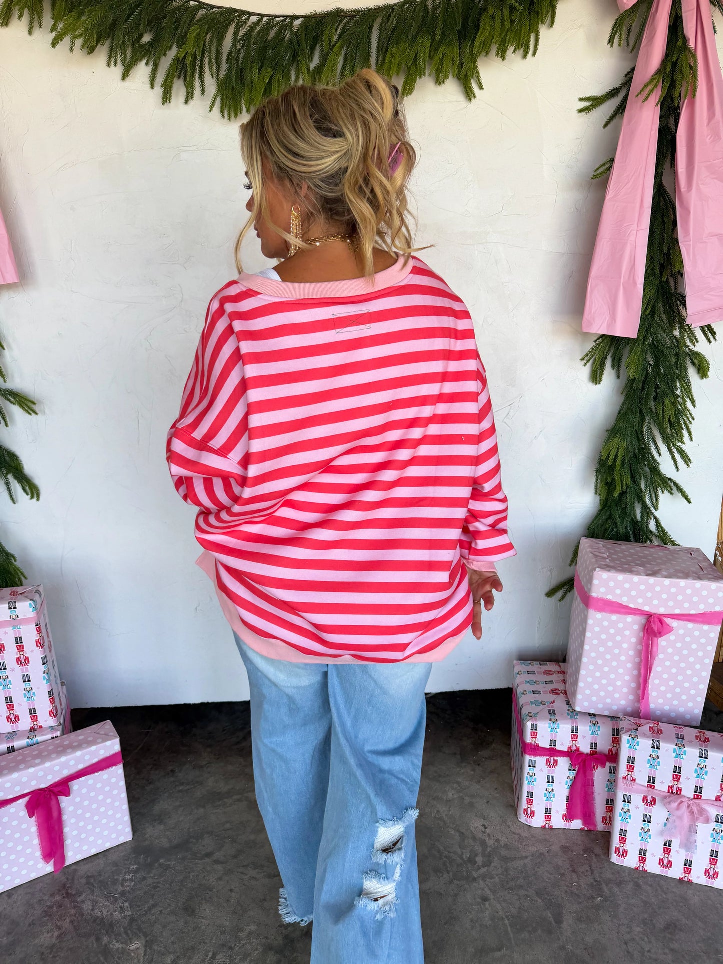 WKND DEAL//PREORDER: Jolly & Merry Oversized Pullover // ETA Oct - early Nov