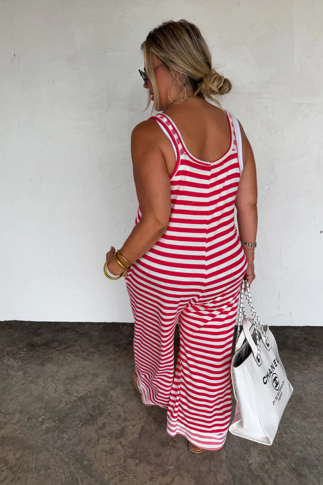 *last chance* PREORDER: Ricki Stripe Terry Romper // eta Aug