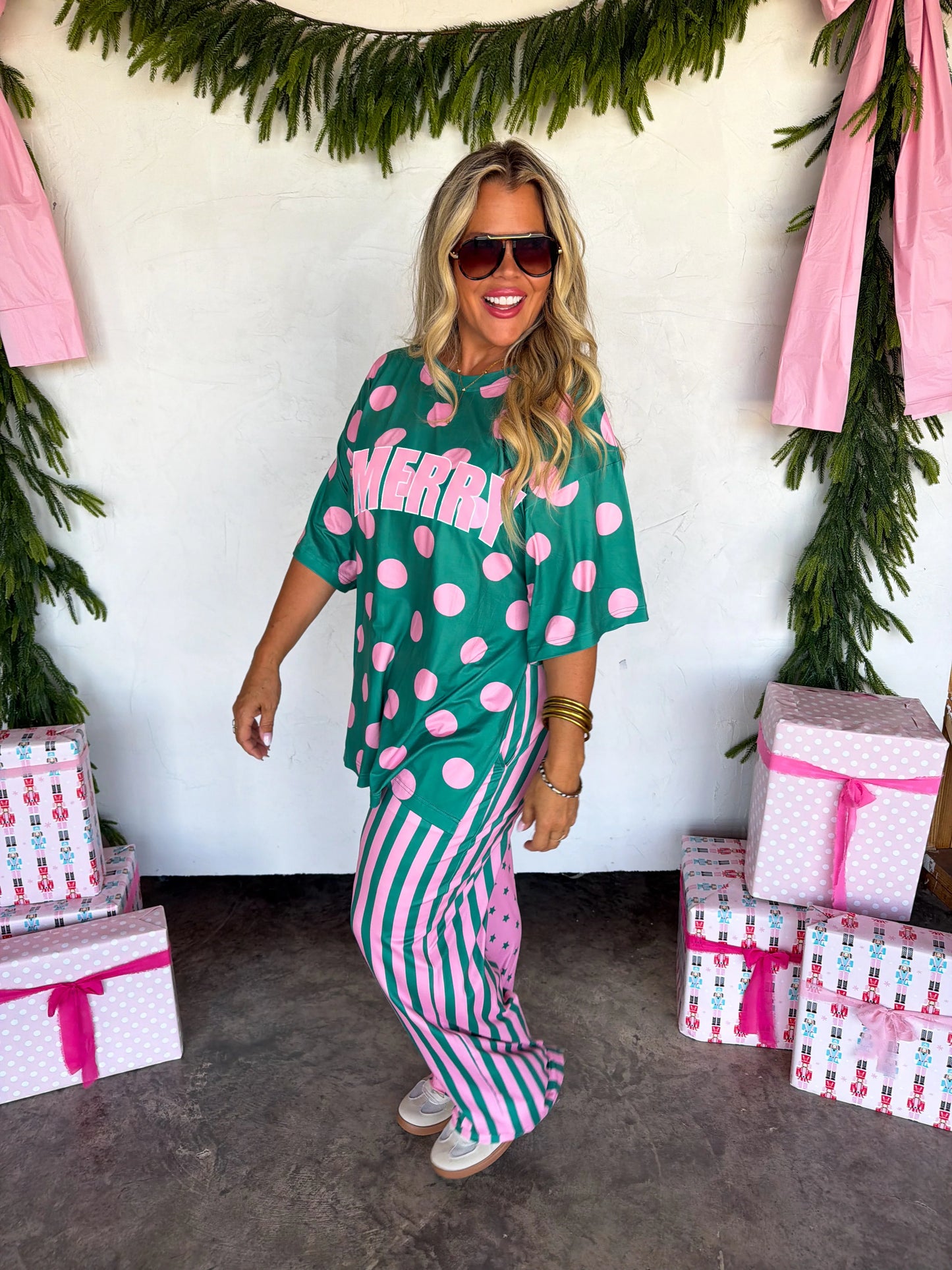 WKND DEAL//PREORDER: Merry Confetti Christmas Lounge Sets // ETA October - early November