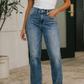 Molly Mid Rise Straight Denim - Judy Blue