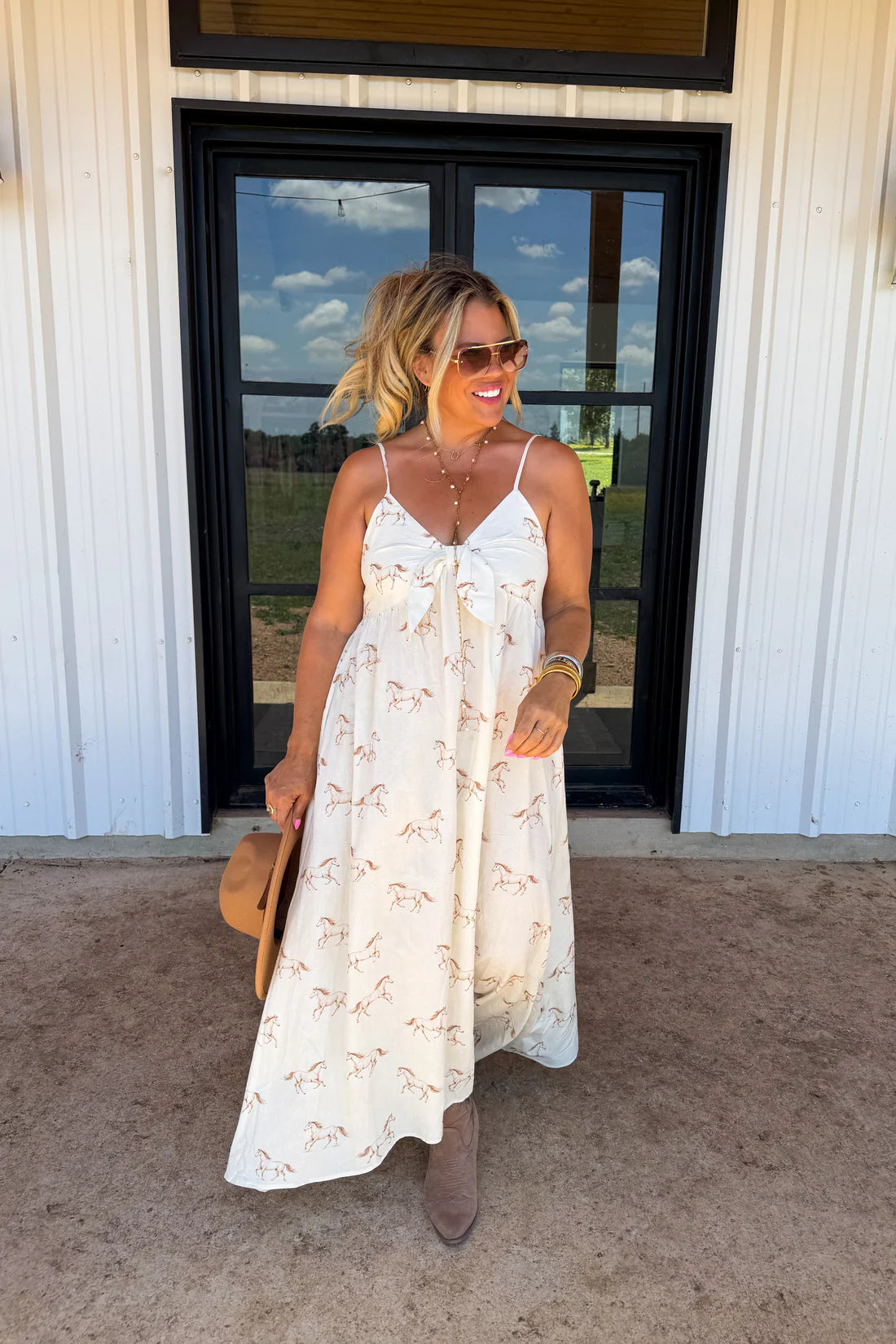 PREORDER: Western Charm Maxi Dress // eta September - October