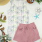 Candice Crinkle Shorts - Dusty Rose