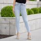 Tummy Control Vintage Wash Skinny Jeans - Judy Blue