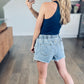 Kennedy Drawstring Denim Shorts