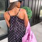 PREORDER: Active Dress w/Built in Bra in Polka Dot // eta May
