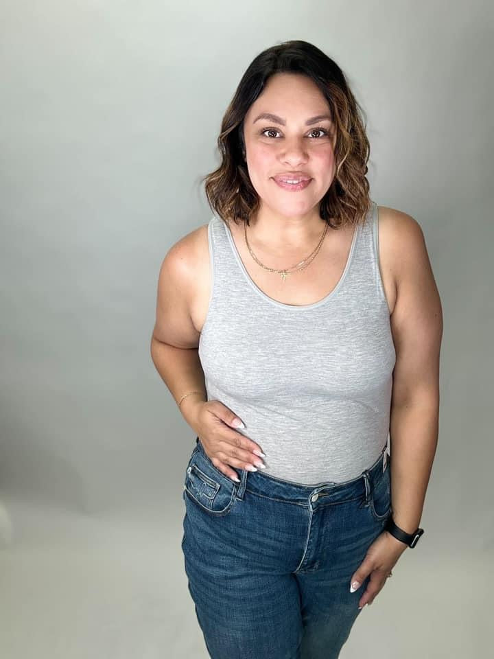 The Basics Modal Tank with Built in Bra