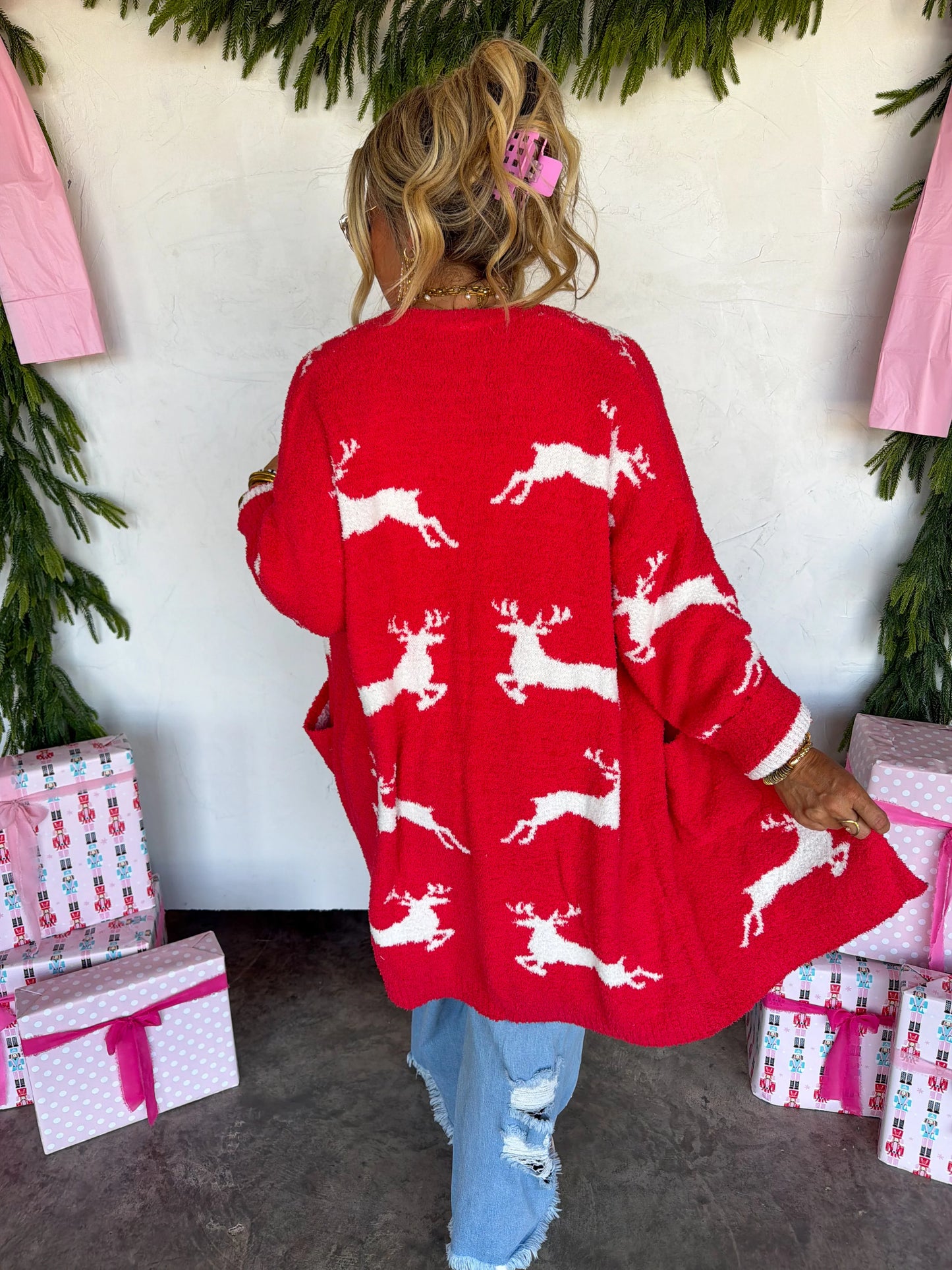 WKND DEAL//PREORDER: Cozy Christmas Cloud Cadigan // ETA Oct - early Nov