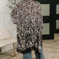 Bella Vida Open Front Floral Print Kimono