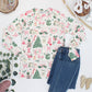 Blair Long Sleeve Top - Pink Pine Noel