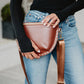 PREORDER: Brown Gold-Studded Crossbody Bag // eta September