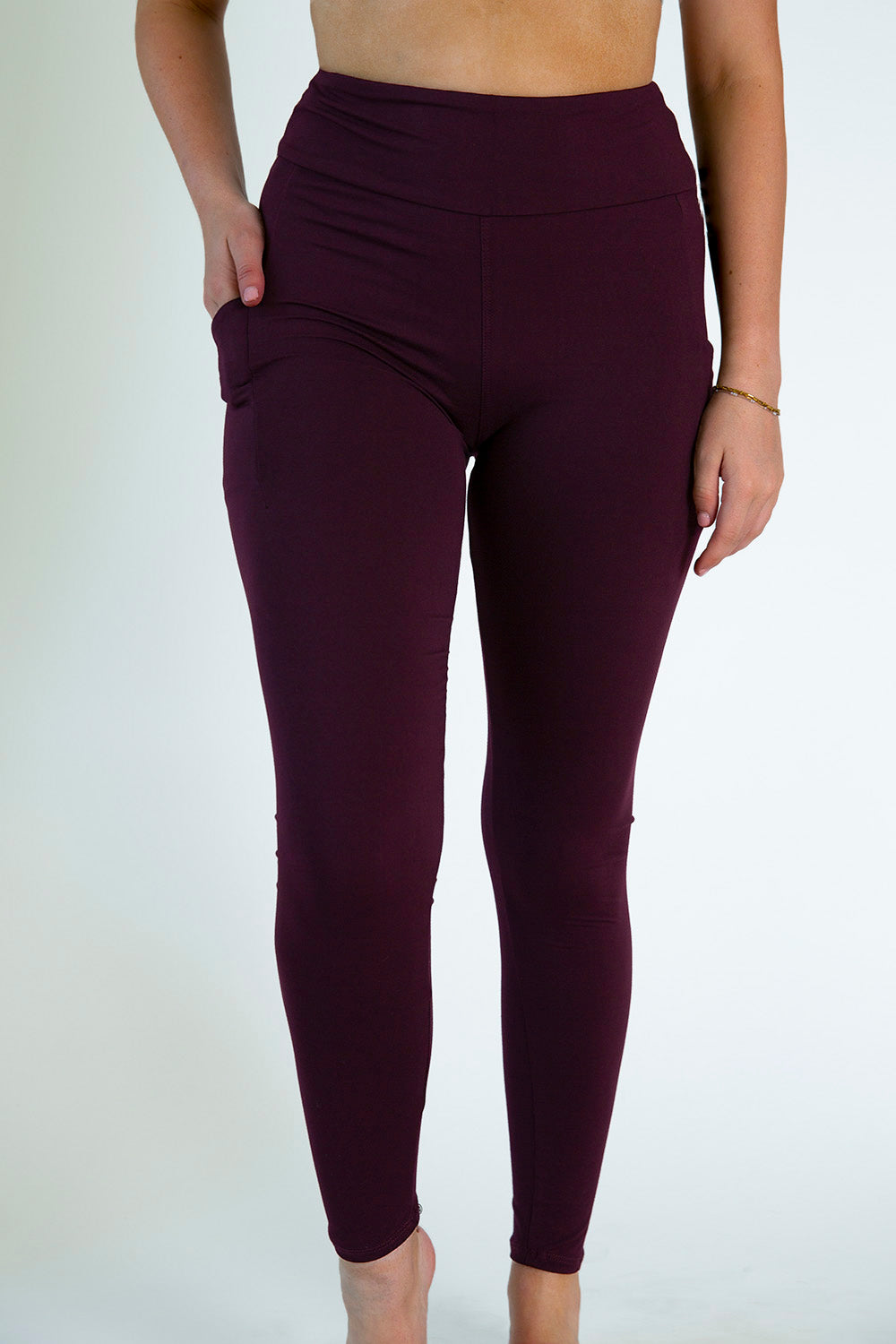 Burgundy Leggings