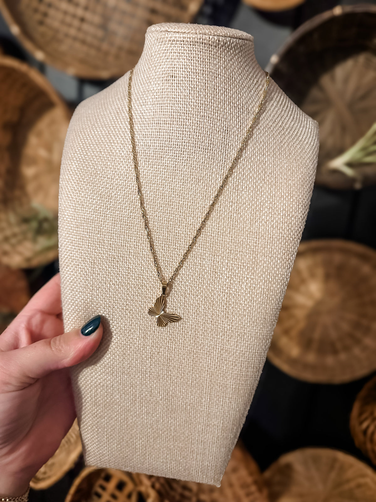 The Flutter Butterfly Necklace // ships in about 3-5 days