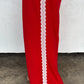 PREORDER: Rally Girl Track Pant with Lace Trim // eta September