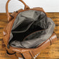 Brown PU Leather Backpack