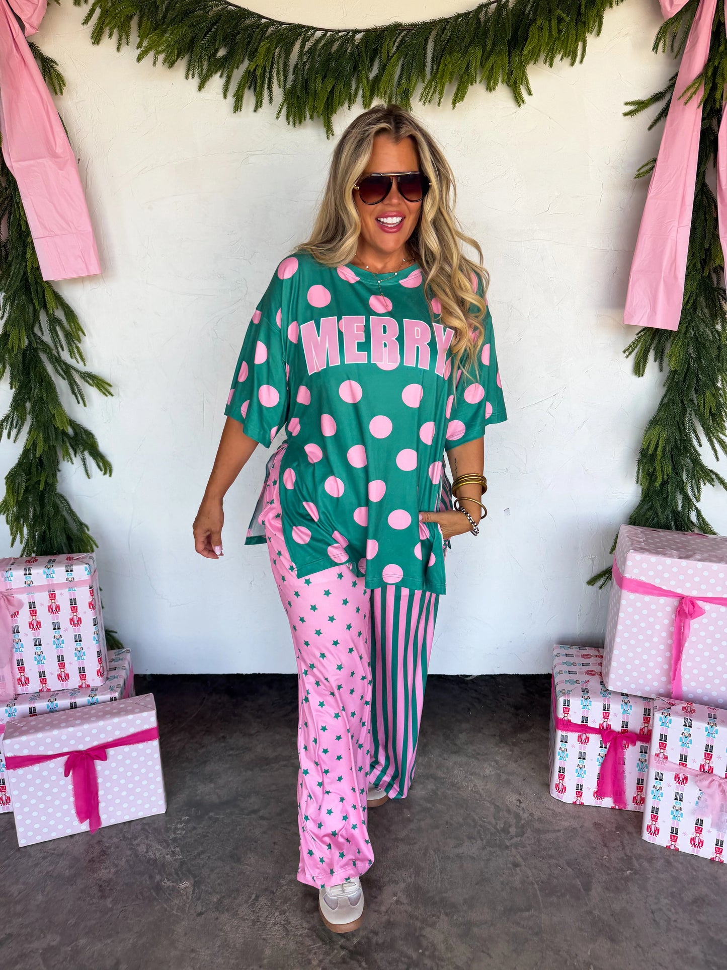 WKND DEAL//PREORDER: Merry Confetti Christmas Lounge Sets // ETA October - early November