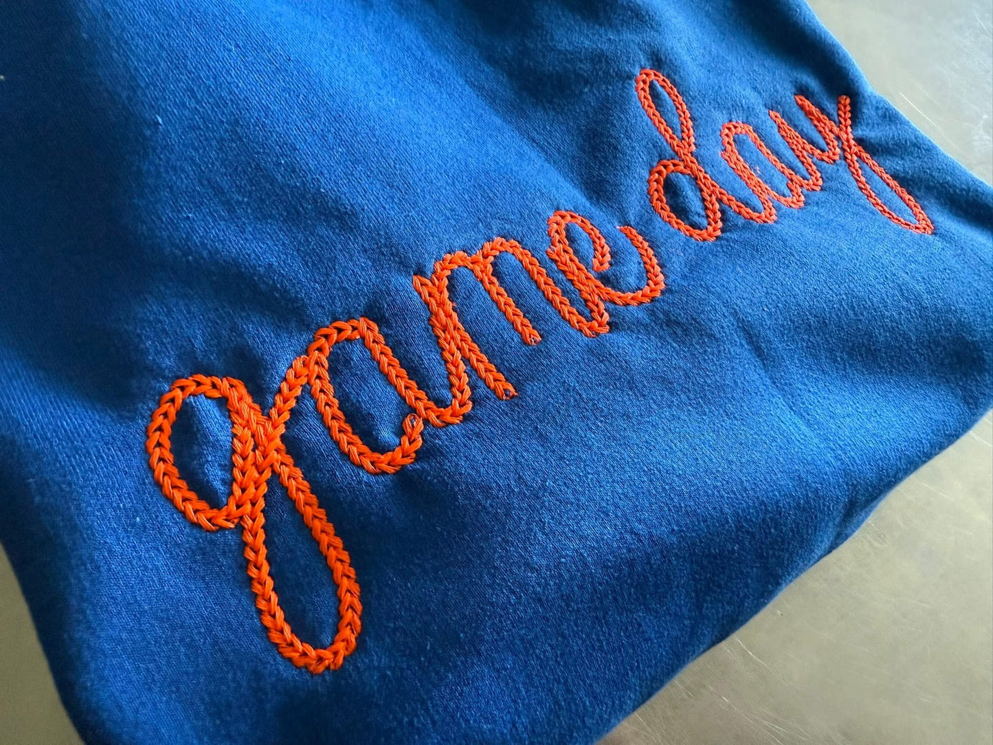 PREORDER: Custom Retro Stich Embroidery Sweatshirt // 1-2 weeks to ship