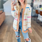 Lovely Stripes Cream Cardigan