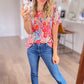 Flowers Everywhere Floral Top