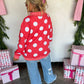 PREORDER: Peace & Polka Dot Mock Neck Pullover // ETA October - Early Nov