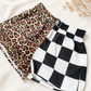 PREORDER: Leopard and Checkered Boxer Shorts // ships in 1-2 weeks // LIMITED STOCK