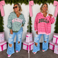 WKND DEAL//PREORDER: Jolly & Merry Oversized Pullover // ETA Oct - early Nov