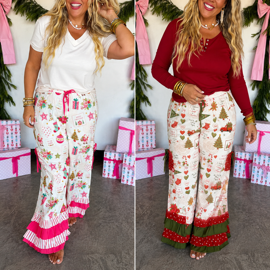 PREORDER: Vintage Christmas Bloomer Pants // ETA Oct - early Nov