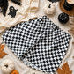 PREORDER: Black& White Checkered Boxer Shorts // ships in 1-2 weeks