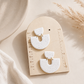 PREORDER: Seaside Arch White Clay Dangle Earrings// ships fast
