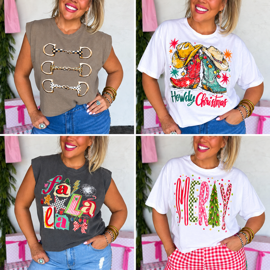 PREORDER: MERRY & WILD GRAPHIC TEES// eta 1-2 weeks