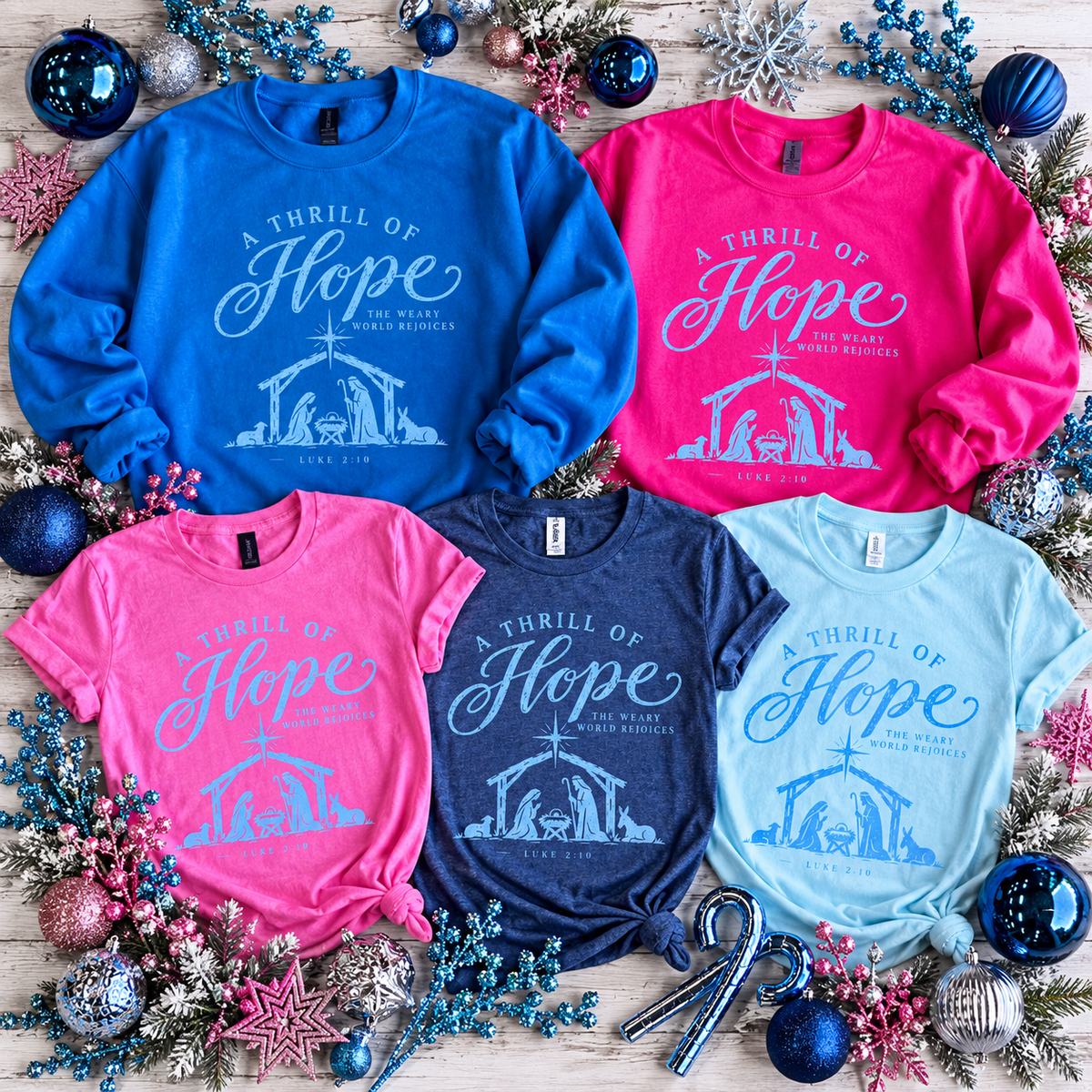 DEAL TEES // A Thrill of Hope Sweatshirt or Tee // ships in 1-2 weeks