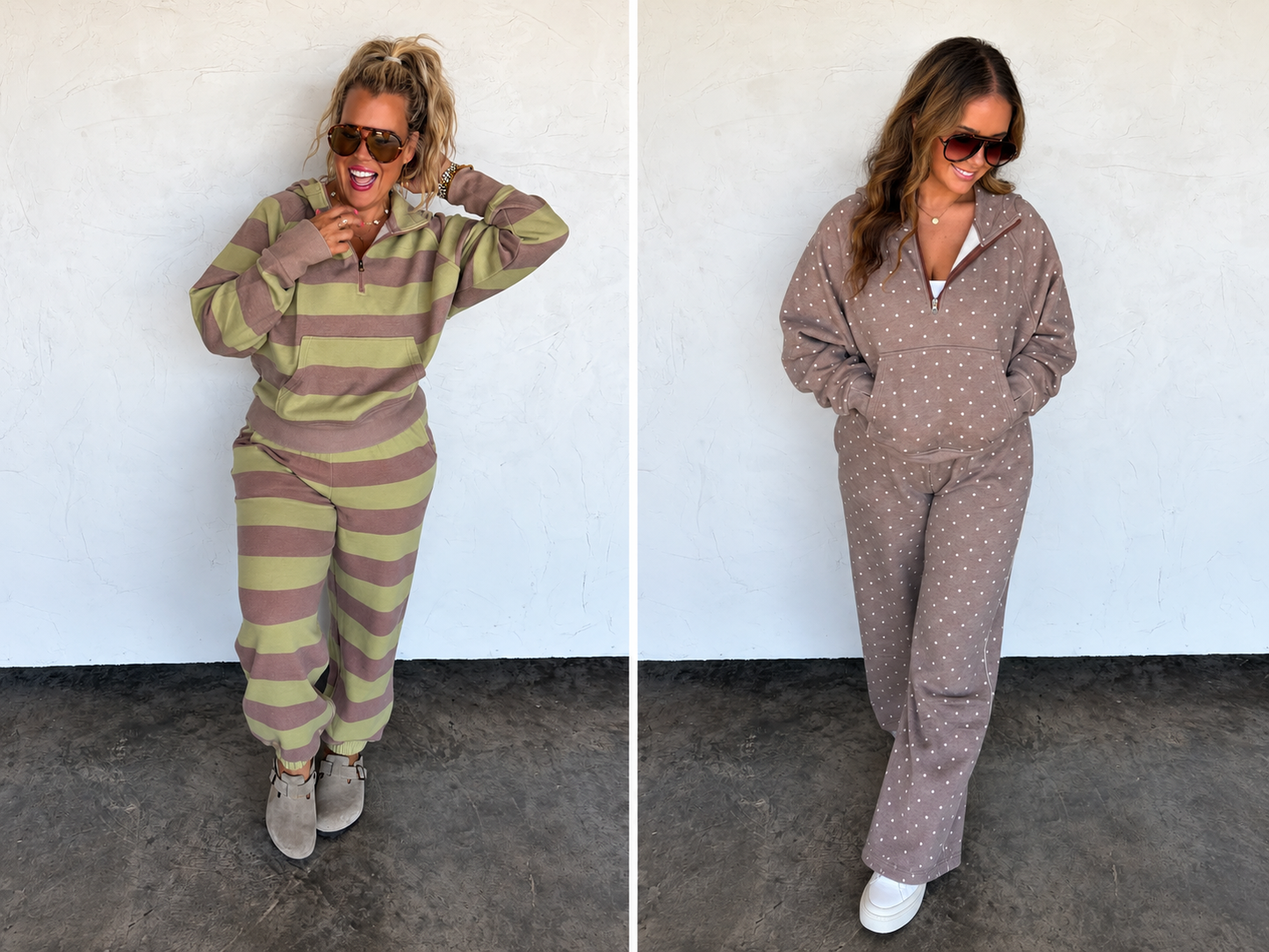 PREORDER: Polka Dot OR Stripe Wide Leg Pants // ETA Oct - early Nov