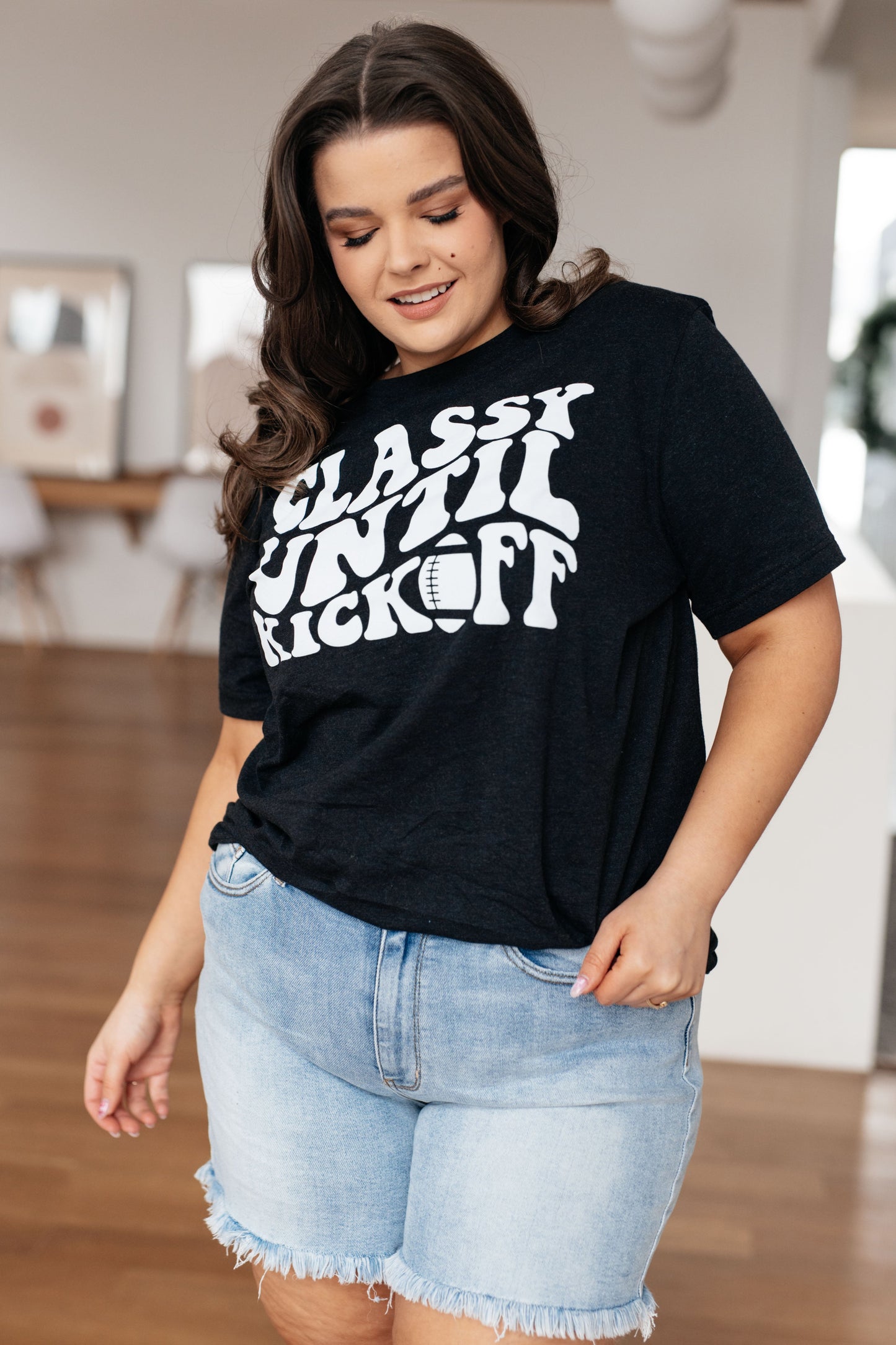 Classy Until Kickoff Tee [in stock]