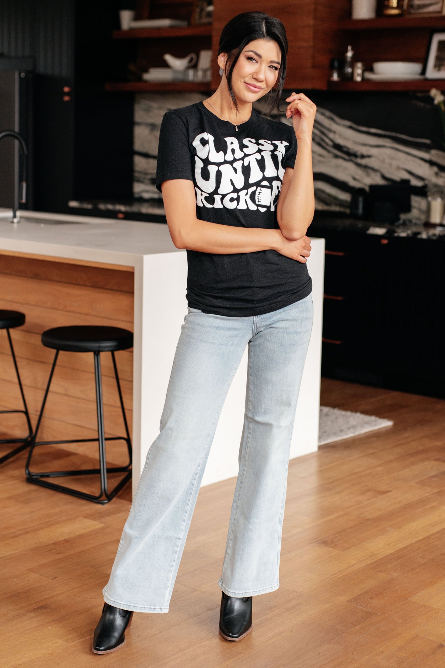 Classy Until Kickoff Tee [in stock]