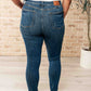 Dark Wash Tummy Control Skinny Jeans - Judy Blue
