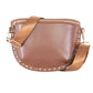 PREORDER: Brown Gold-Studded Crossbody Bag // eta September
