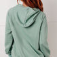 Melody Textured Hoodie in Sage Green