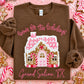 Custom Home For The Holidays Gingerbread House Sweatshirt