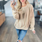 Larson Crochet Knit Pullover