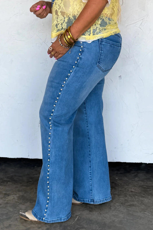 PREORDER: // Uptown Pearl Denim Jean // eta October